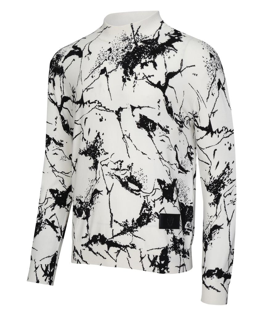 Pasadigolpeu Crack Print Half-Zip Kp