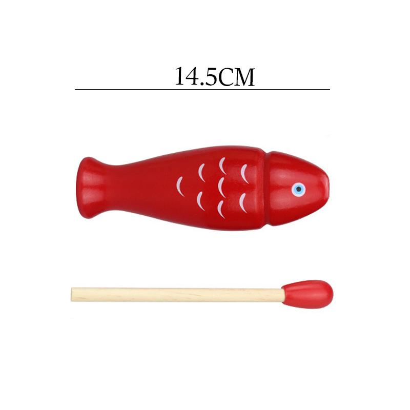 Детские музыкальные инструменты Игрушки Мини-аксессуары для детской коляски из дерева Хлопушка Цвет бревна Колокольчик Песочный молоточек Звук TMZ