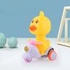 Inertia Pull-Back Duck Motorcycle, Cool Sliding Duck, No Battery Press Plastic Pull-Back Car