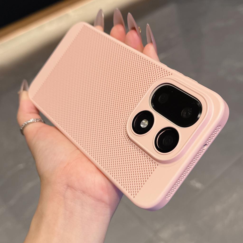 Дышащий Тонкий ПК Чехол для телефона с отводом тепла Для Oneplus 15 13 12 T R ACE 5 3 Защита стеклянной линзы пленкой Охлаждающая сетчатая крышка