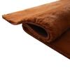 Tapis - SIBERIE - Imitation fourrure - Extra-doux - Marron - 160x220 cm