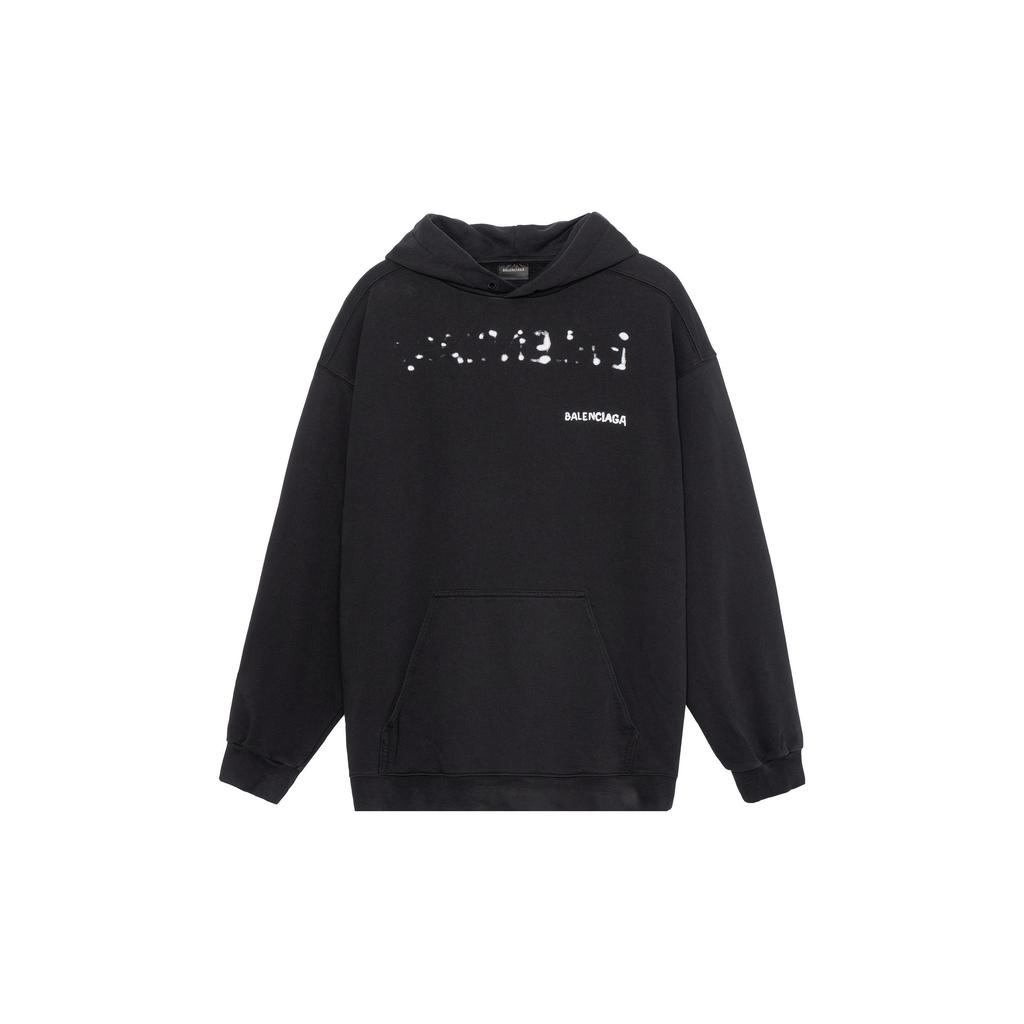 Balenciaga SS23 Sweatshirt Loose Fit Men's Black 600583TOVO61070