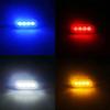 1Pcs 12V/24V 4Leds Car Warning Light Grill Breakdown Light Car Truck Trailer Beacon Lamp LED Amber Side Light Warning Lamp