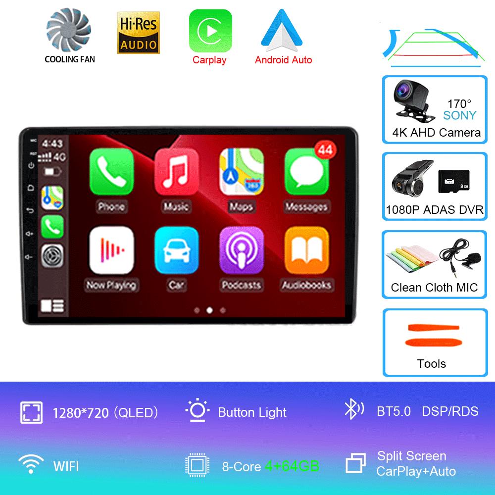 Автомобильный радиоприемник Android 14 для Fiat Ducato 3 2006-2022, для Peugeot Boxer 2 2006-2022, для Citroen Jumper 2 2006-2022, мультимедийная стереосистема