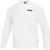 Puma Letter Print Crew Neck Long Sleeve Sweatshirt Men Sweatshirt White 848737-02