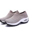 Popular Large Size Women's Shoes Air Cushion Flying Woven Sneakers Overalls Fashion Rocking Shoes Casual Shoes Socks Shoes