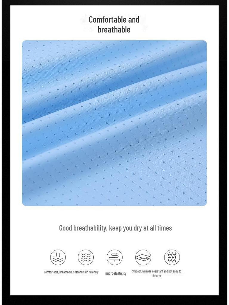 Мужская летняя облегающая быстросохнущая спортивная футболка Ice Silk