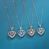 Ожерелье в виде бьющегося сердца, женская легкая роскошная высокочувствительная цепочка на ключицу, подарок на День святого Валентина для девушки