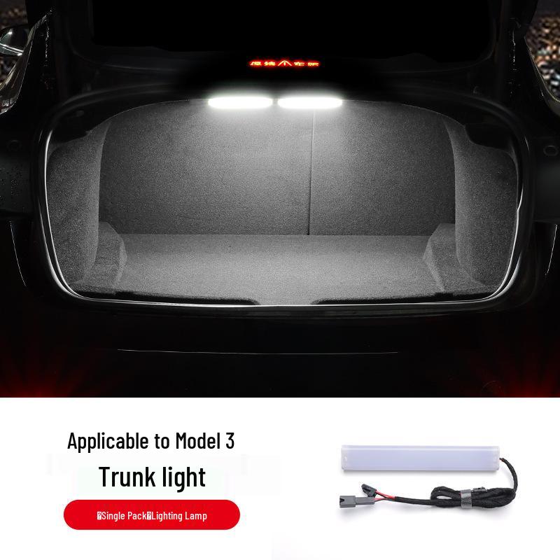 Светодиодная подсветка багажника для Tesla Model 3 - Неразрушающая установка