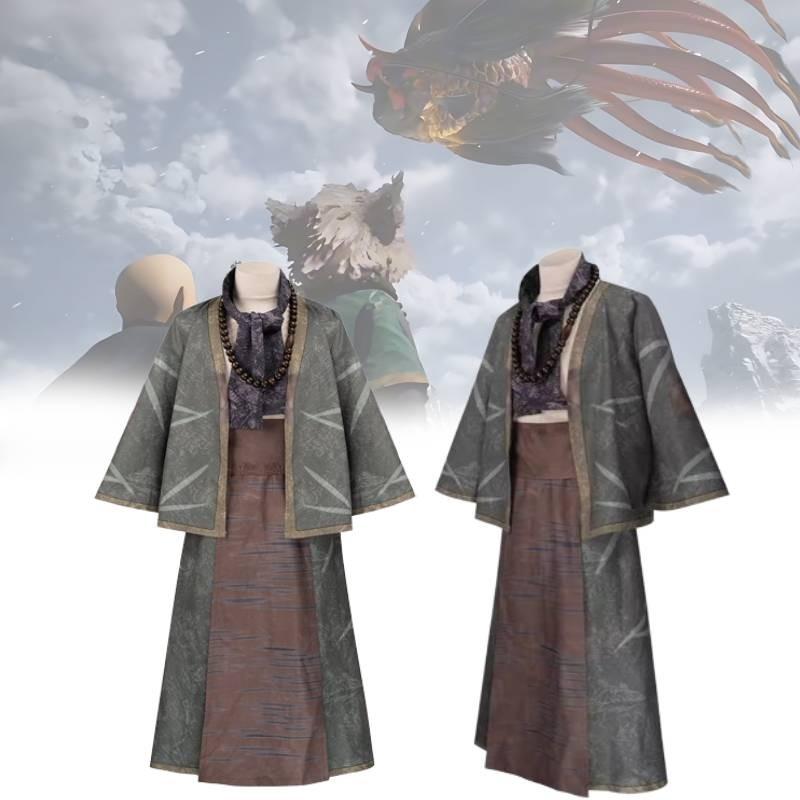Stylish Black Myth Wukong Cosplay Outfit Featuring Pigsy Accessories For Halloween Fun