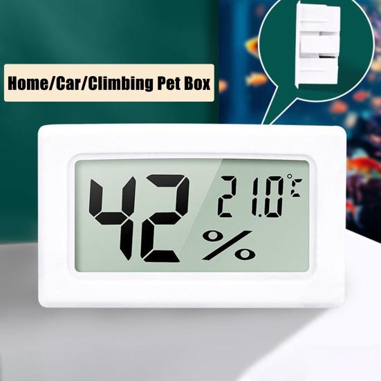 Мини Электронный Термометр Гигрометр ЖК-Дисплей Высокая Точность Термогигрометр Комнатный Салон Автомобиля Цифровой Измеритель Влажности и Температуры Шкала