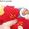 Indestructible Plush Parrot Dog Toy, Squeaky Stuffing Toy, Pet Supplies for Small and Big Dogs