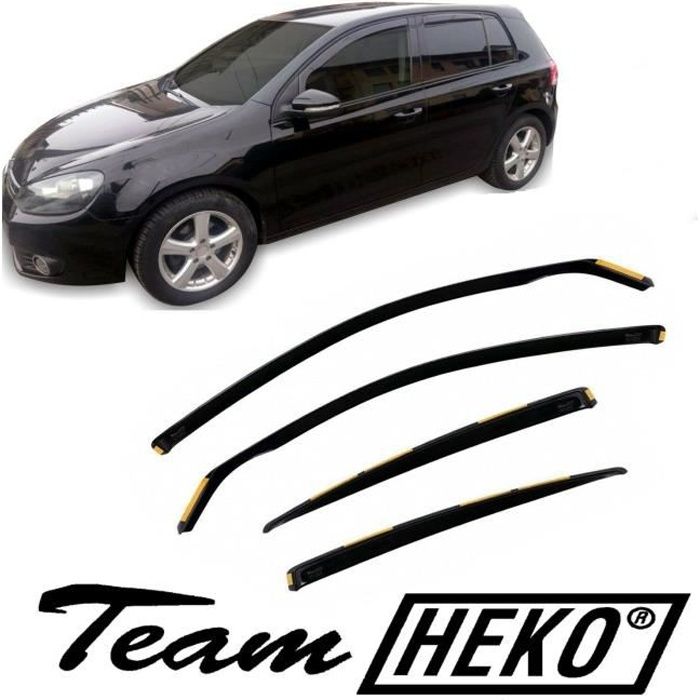 J&J AUTOMOTIVE | Heko Дефлекторы воздуха Дефлекторы ветра Для Volkswagen Golf 6 5P. Берлина 2008-2013