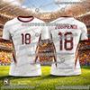 Новая спортивная дышащая быстросохнущая футболка Норвегии 2026-27 Viking Football