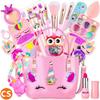 Magic Cutie Unicorn Owl Handbag Children's Cosmetic Set Hue Cross Shoulder Bag Bag Role Play Bag Christmas Nephew Birthday Gift, 1 Piece