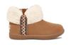 UGG Замшевые Удобные и Модные Низкие Детские Сапоги Каштановые Детские 1143659T-CHE