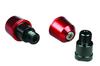 POSH FAITH Motorcycle Supplies Handlebar End Solid Bar End Yamaha Genuine Handle M16 Type Red Bar End Cap MT-09 MT-07 Etc. 031089-02-10