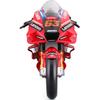 Maisto 1/6 Scale Ducati Lenovo Racing Ducati Desmosedici GP #63, Francesco Bagnaia, 2022 MotoGP World Champion, Diecast Model Car, 32229