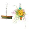 15pcs Bird Swing Chewing Toy Colorful Bite Resistance Parrot Swing Toys Set for Finch Budgie