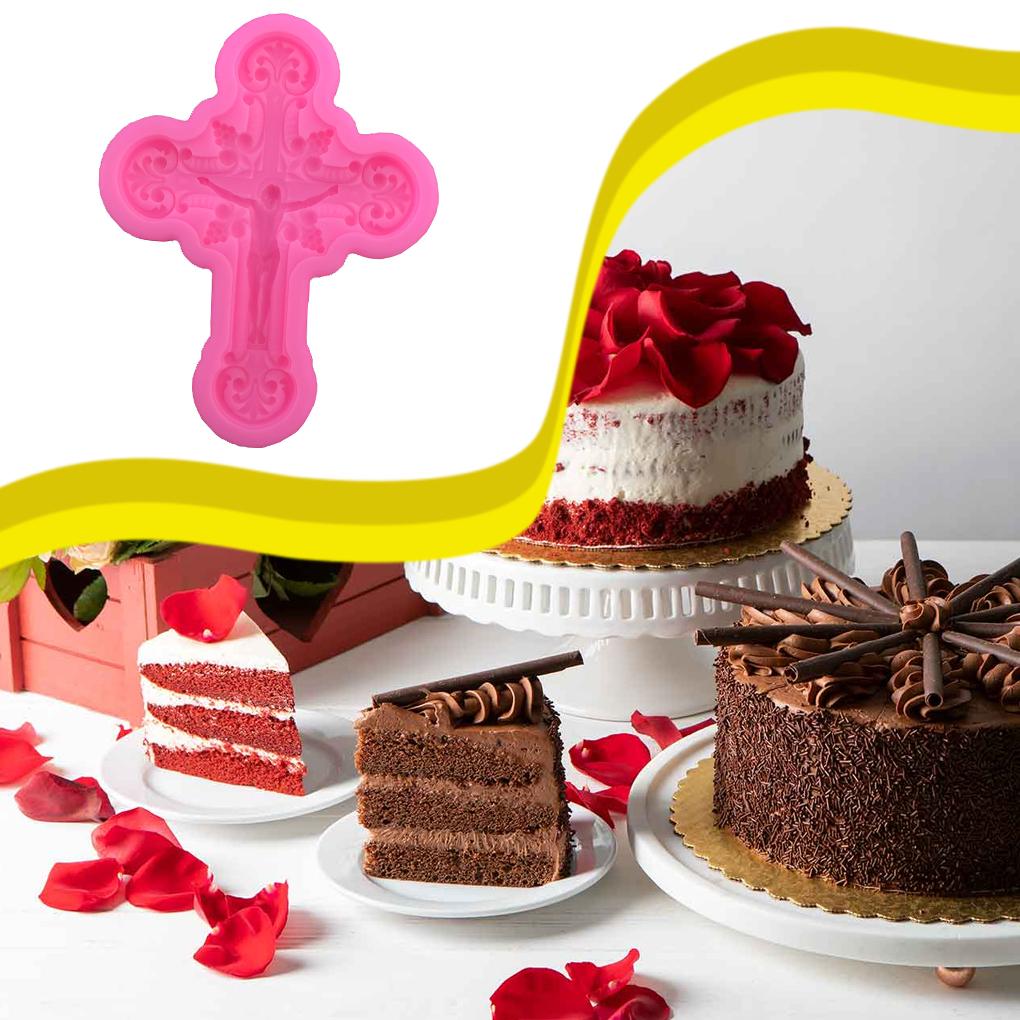 Самостоятельная сборка помадки Иисус силиконовая форма жидкая смола инструменты для выпечки формы для шоколада украшения для вечеринок аксессуары