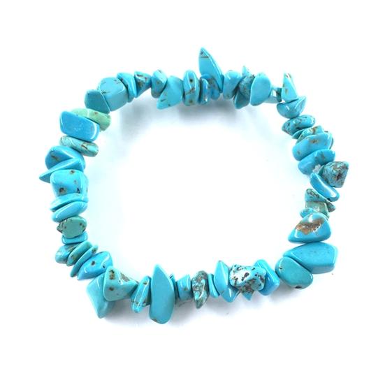 Irregular Shape Stone Bracelet Natural All-match Women Elastic Rope Bracelet Hand Decor