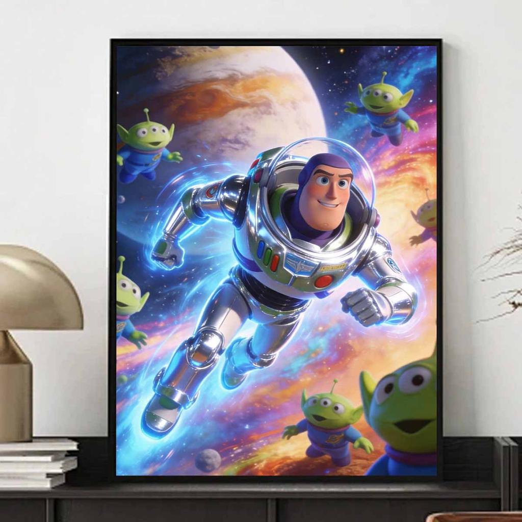 Disney Buzz Lightyear Alien Space Diamond Paint Mosaic Art Painting Kit Handmade DIY Home Decor