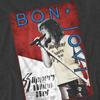 Унисекс Взрослая футболка Bon Jovi Тур 86