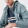 Emporio Armani Свитер мужской вязаный с полосками Color Block, хлопковый, с круглым вырезом, длинный рукав, синий 3L1MTD-1MDCZ-0948