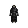 Sportswear Warm Hooded Long Down Jacket Women Outerwear Black CU5821-010