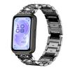 Алмазный ремешок из нержавеющей стали для Huawei Band 11 / 11Pro, роскошный блестящий металлический браслет на запястье, сменный ремешок для женщин, аксессуары