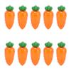 10PCS Carrot Shaped Candy Box Plastic Candy Case Container for Wedding Favor Party GiftTransparent