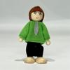 9 Character Wooden Articulated Toy People Promoting Imagination and Family Bonding