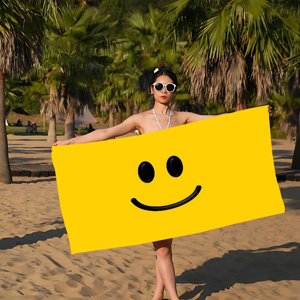 S-Smile Аниме Пляжное Полотенце для Купания Мягкое Впитывающее Мочалка Детские Подарки для Детей Путешествия Кемпинг Спортзал