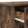 Smoke Oak Desk 140 x 49 x 76 cm Wood Based Material