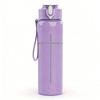 1PC Minimalist Christian Cross 750ml Color Plastic Sports Water Bottle Leakproof Flip Straw Lid Suitable for Sports Office Home Use