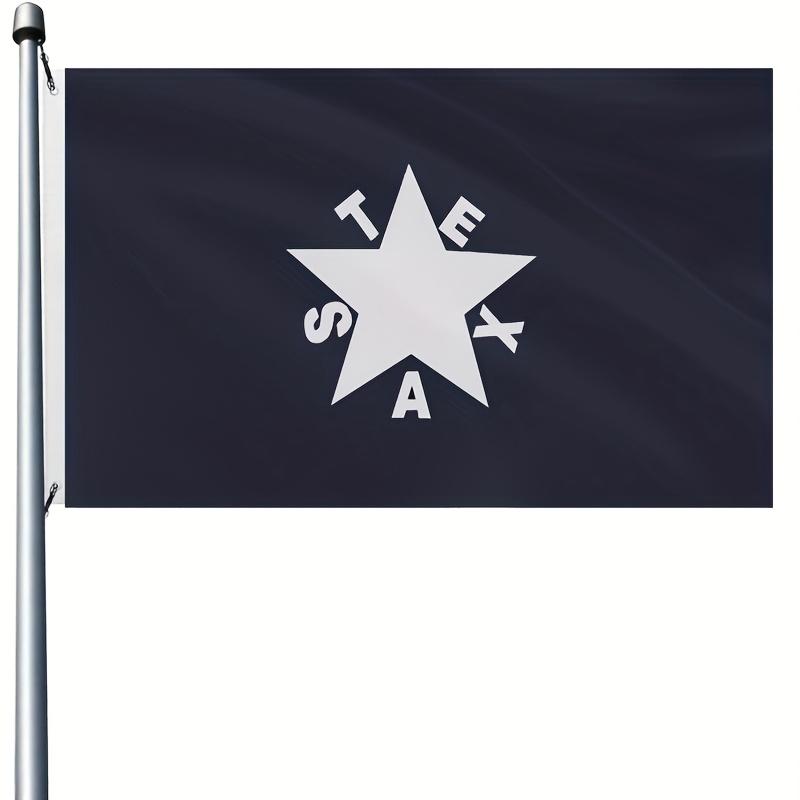 1pc Multi-Size Optional Texas Republic Flag with Lorenzo De Zavala, Suitable for Flagsrus To Display As a House Banner Or Wall Poster