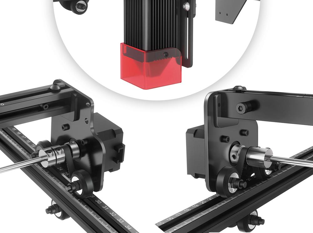 Лазерный гравер LONGER RAY5, 32-битный набор микросхем, подключение к Wi-Fi, сенсорный экран и автономная резьба