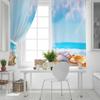 Летние Океанские Ракушки Морская Звезда Блэкаут Шторы Для Гостиной Спальни С Принтом Оконные Занавеси Домашний Декор