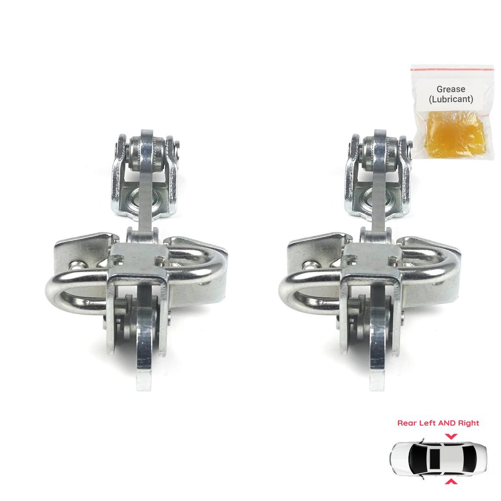 BDP718-1 2 Pieces Rear Left AND Right Door Hinge Stop Check Strap Limiter for Vauxhall Opel Astra G 1998-2009 Zafira A 1999-2006 160243