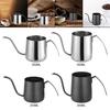 Food Grade Stainless Steel Coffee Kettle Drip Pot Gooseneck Coffee Dripper Tea Pot with Scale for Coffee Lover