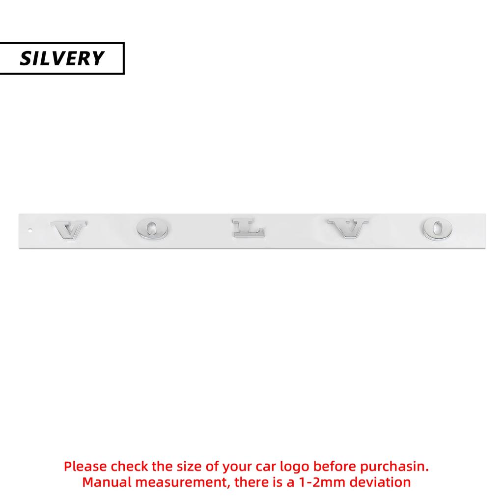 for Volvo Rdesign T2 T3 T4 T5 T6 T7 T8 S90 XC90 S60 XC40 S90 S80L XC40 ABS 3D Badge Letters Car Trunk Badge Sticker Accessory