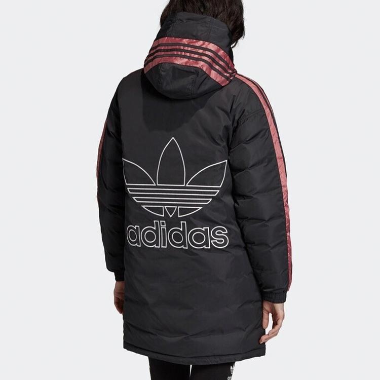 (WMNS) adidas Originals Down Jacket 'Black Red' Women's FL0044