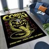 3D ковер Cobra Kai Karate Daniel LaRusso Johnny Art для спальни, гостиной, дивана, домашний коврик для прихожей, большой детский нескользящий коврик