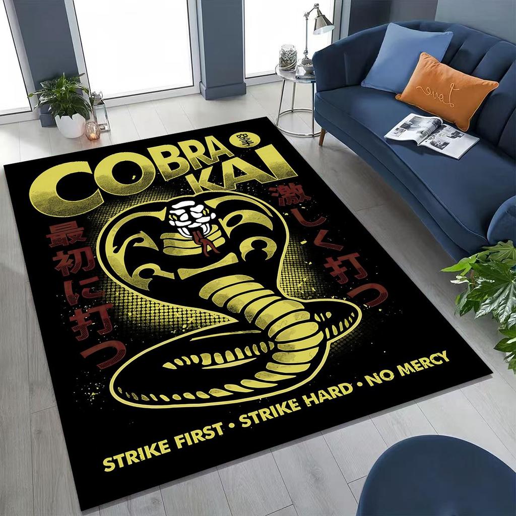 3D ковер Cobra Kai Karate Daniel LaRusso Johnny Art для спальни, гостиной, дивана, домашний коврик для прихожей, большой детский нескользящий коврик