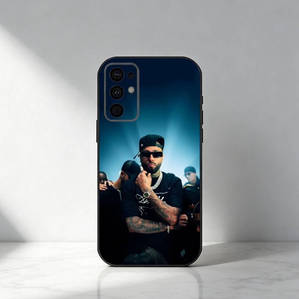 Чехол для телефона Travesuras Nicky Singer J-Jam для Samsung S25, S24, S21, S22, S23, S20, Ultra, S26, Plus, Fe, Note, 5G Черная крышка
