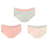 TERMEZY 3Pcs/lot Seamless Panties Ice Silk Female Comfort Underwear Women Low-Waist Briefs Large Size Maternity Panty Sexy Lingerie
