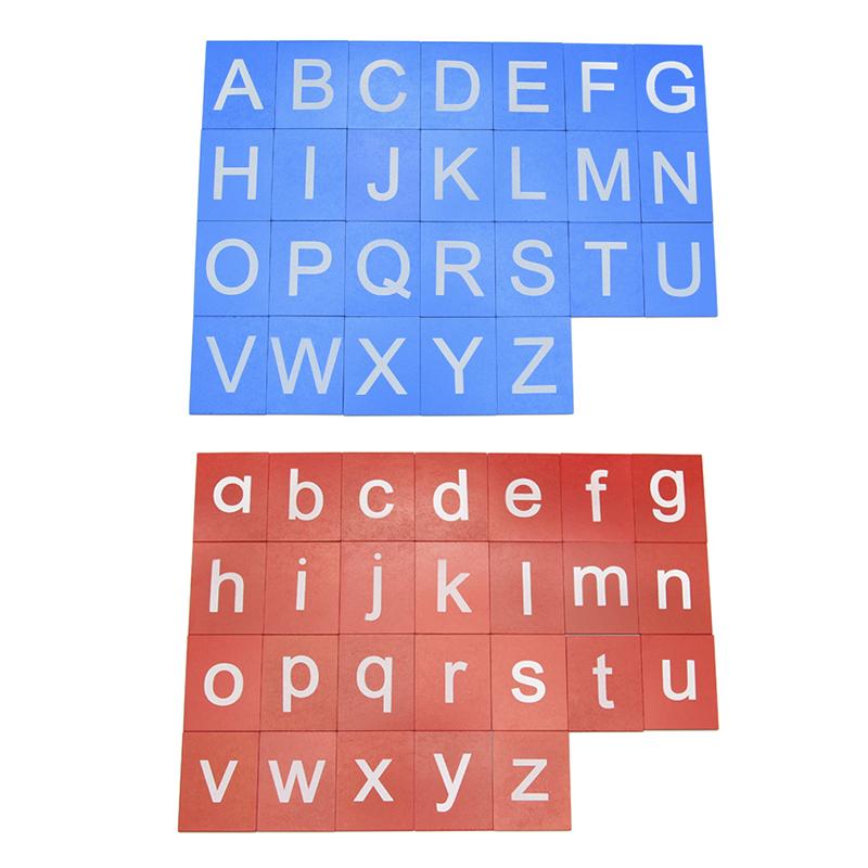 Деревянная коробка, игрушки Монтессори Монцо для познания, ABC, наждачная бумага, набор наждачных букв, набор карточек с алфавитом для девочек 4 лет