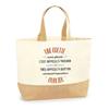 Sac Cabas - PLANETEE - Une Odette Aussi Géniale Oublier - Jute Et Coton - Imprimé France - Grande Contenance