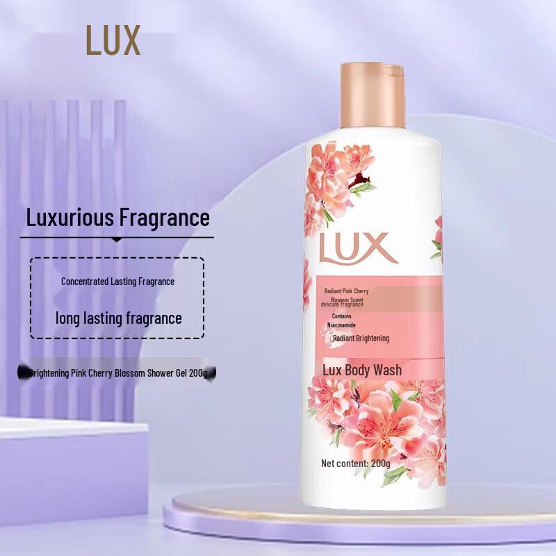 LUX Radiant Pink Cherry Blossom Scented Body Wash