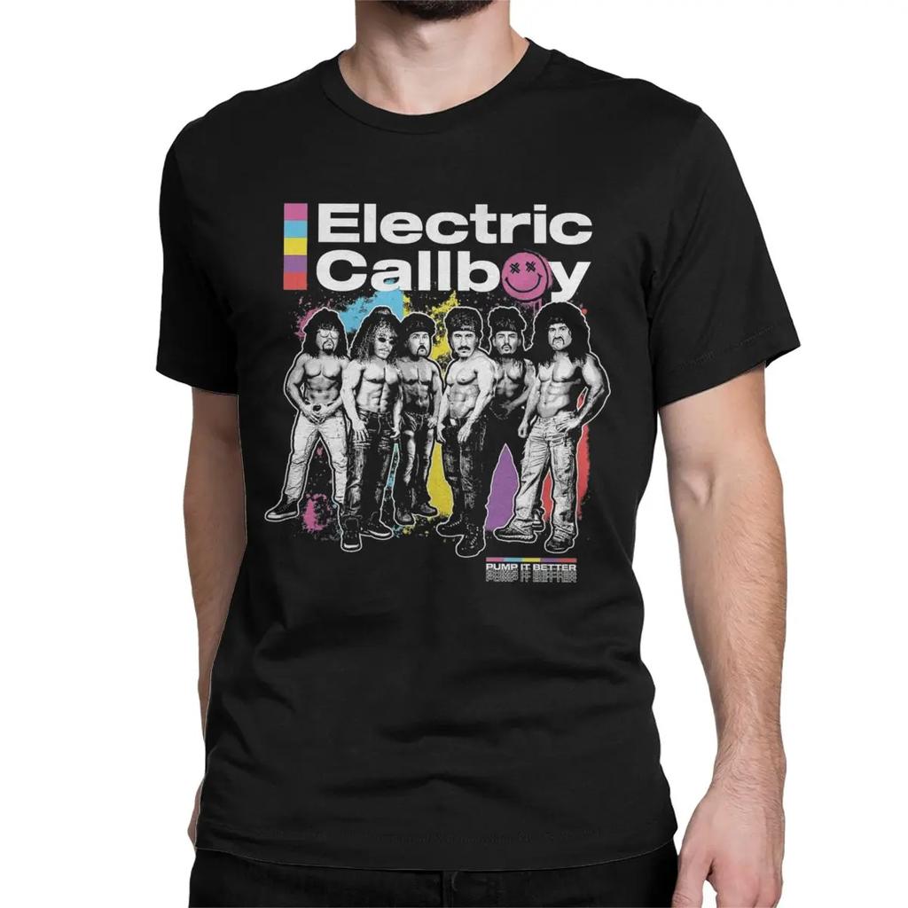 LE Electric Callboy Tour T Shirt Men Women Pure Cotton Casual T-Shirts Round Neck German Music